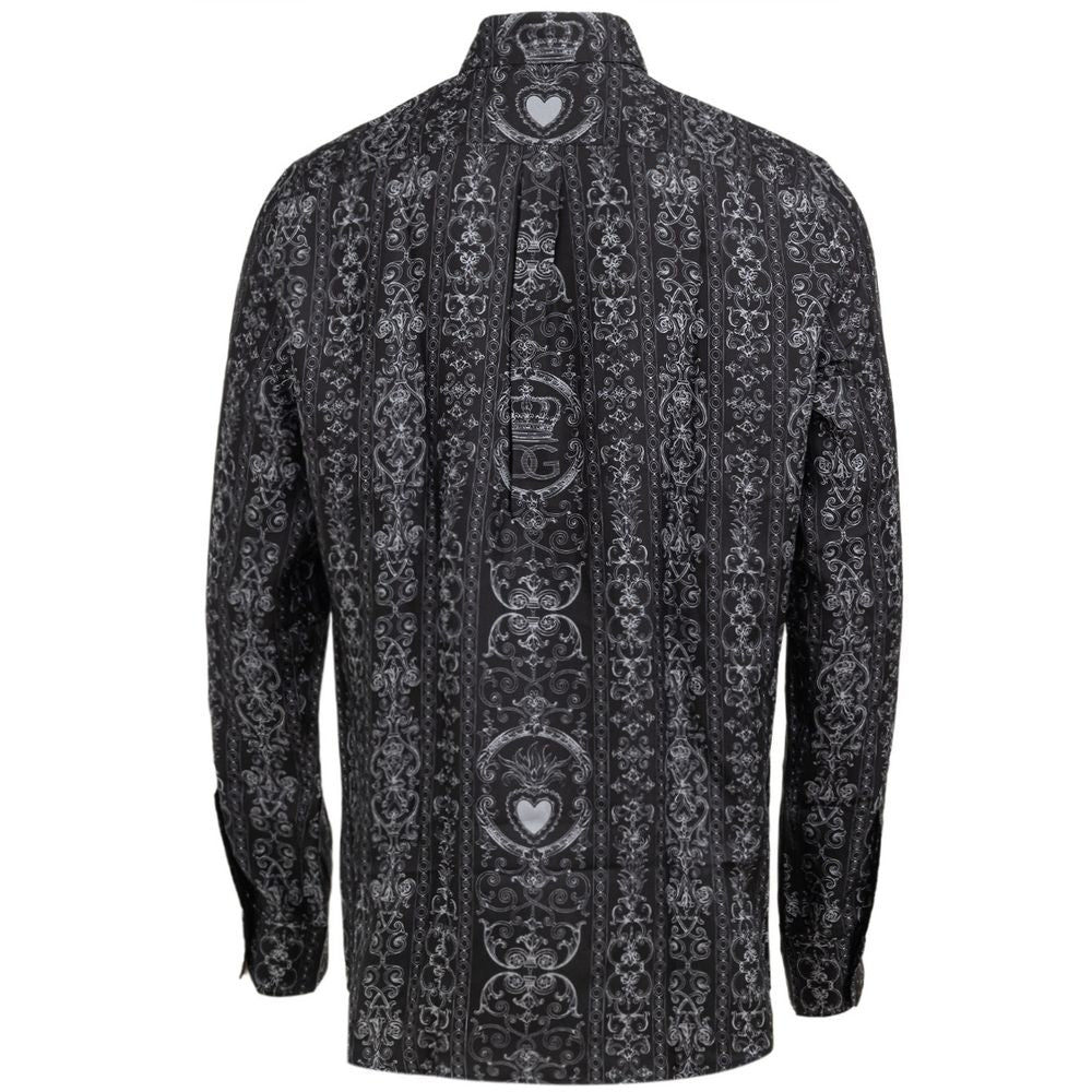 Dolce & Gabbana grey silk shirt
